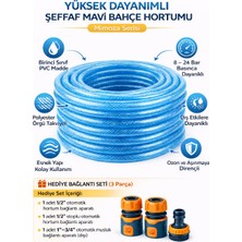 Hortum Evi 1/2'' (12,5 Mm) Örgülü Pvc Bahçe Sulama Hortumu – Yüksek Dayanımlı | Mimoza Serisi