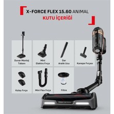 Tefal En Güçlü 230 Air Watt Emiş Gücü Bükülebilir Flex Gövde Animal Kit Başlıklı Şarjlı Dikey Süpürge X-Force Flex 15.60 TY99F1