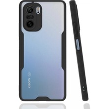 SiHako Newface Poco F3 Kılıf Platin Silikon - Siyah