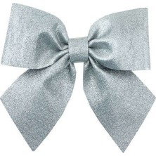 Parti Dünyası Gümüş Simli Fiyonk Dekor Süs