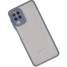 SiHako Newface Galaxy A22 Kılıf Montreal Silikon Kapak - Gri