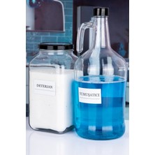 UltraMint Şişe ve Kavanoz Seti, Dekoratif Cam, 3 Lt, Şık ve Kullanışlı Tasarım