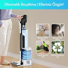 Greenote Otomatik Boşaltma Istasyonlu-Dikey Süpürge Güçlü Motor Yapısı ve Kullanıcı Dostu Tasarımı ile Günlük Temizlikten Derin Hijyene Kadar Maksimum Performans Sağlar