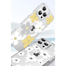 SiHako Iphone 16 Floral Magsafe Kapak - Pembe