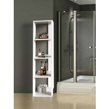 UltraMint Şık ve Fonksiyonel Banyo Düzenleyici Dolap, Alan Tasarrufu Sağlar