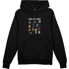 The Lucid Lab Onlyfans Oversize Hoodie - Siyah