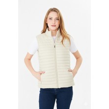 Pique TAMY KADIN YELEK Şişme Fermuar Kapamalı Yelek