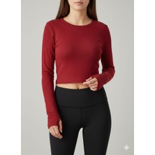 Minimal Fit Uzun Kollu Klasik Body Parmak Geçirmeli