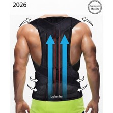 Baffhome Dik Duruş Korsesi Bel Sırt Destekli Balenli Korse Dik Tutan Korse Dik Duruş Yeleği Omuz Sırt Korsesi