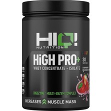 Hıq High Pro+ 900GR Çilek Aromalı Whey Protein İçeceği Tozu 30 Porsiyonluk Besin Takviyesi