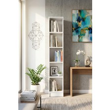 Yeti Mobilya Kuta FLAT30 Kitaplık Kütüphane Çok Amaçlı Dolap