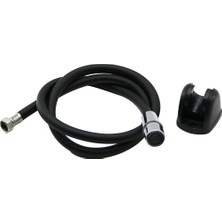 Fırsatkolik Siyah Plastik Perlatörlü Taharatmatik Hortum  120CM (5067)