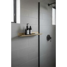 UltraMint Modern Metal Banyo Rafı, Duvara Monte, 40 Cm, Şık ve Kullanışlı Tasarım