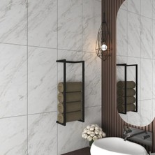 UltraMint Modern Metal Havlu ve Battaniye Depolama Rafı, Şık ve Fonksiyonel Tasarım