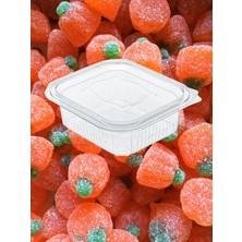 Yorulmaz Ambalaj 250 gr Kapaklı Sızdırmaz Kullan-At Plastik Kase – Paket Servis & Buzdolabı Için – 12’li