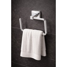 UltraMint Şık Paslanmaz Çelik Havluluk, Duvara Monte Krom Askı, Modern Banyo Aksesuarı