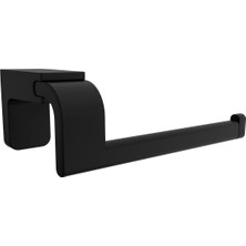 UltraMint Şık Siyah Paslanmaz Duvara Monte Banyo Kağıtlık, Modern ve Dayanıklı Tasarım