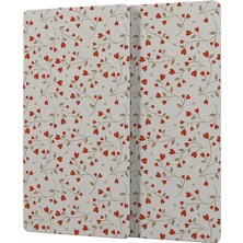Decovetro Cam Kahve Sofra Sunum Tablası 2'li Set Love Serisi Minik Kalpler Desenli 30 x 15 cm