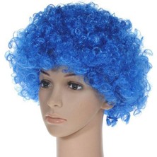 Fırsatkolik Mavi Renk Kıvırcık Peruk