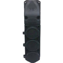 Fırsatkolik 3lü Kaucuk Topraklı Klemens Kapaklı (5067)