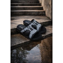 Behtah Kundura Nubuk Erkek Yazlık Kalın Topuklu Tank Sokak Terliği Ev Terliği