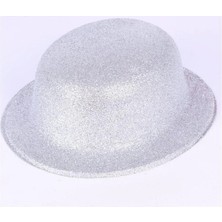 Fırsatkolik Gümüş Simli Parti Şapkası