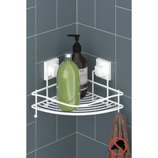 UltraMint Easyfıx Krom Banyo Köşe Rafı, Şık ve Kullanışlı Tasarım