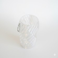 Mottopi Spiral Desenli Bira Kılıfı,Bira Çorabı,Biranız Isınmasın Eliniz Soğumasın Gizli 500 ml Şişe Teneke Kılıfı Soğutucu-TRANSPARAN