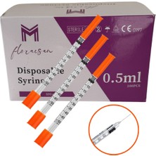 Floraison Medikal Micro Fine Enjektör 32G 8mm 0,5 cc 100 Adet / Kutu
