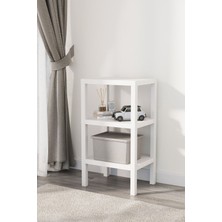 UltraMint 3 Katlı Plastik Banyo Düzenleyici ve Saksılık, Çok Amaçlı Kitaplık