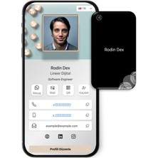 Lineer Dijital NFC Dijital Kartvizit HBCV00009V7KS3