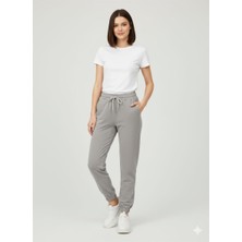 Kadın Modal Kumaş Beli ve Paçası Lastikli Eşoftman Altı