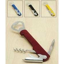 Çok Amaçlı ve Kullanışlı Metal Tirbişon - Açacak 4 Fonksiyonlu ( Lisinya )