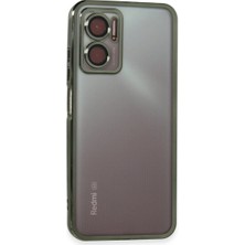 Eco Port Xiaomi Redmi Note 11E Kılıf Razer Lensli Silikon - Yeşil