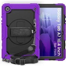 Eco Port Samsung Galaxy T500 Tab A7 10.4 Kılıf Pars Tablet Kapak - Mor