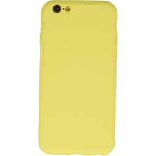 Eco Port Iphone 6 Plus Kılıf Nano Içi Kadife Silikon - Sarı