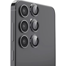 Eco Port Samsung Galaxy S25 Plus Raze Metal Kamera Lens - Siyah