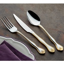 Arsel Hüma Gold 36 Parça Kutulu Çatal Kaşık Bıçak Takımı 304 Kalite 18/10