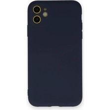 Eco Port Iphone 12 Mini Kılıf Nano Içi Kadife Silikon - Lacivert