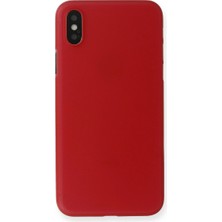Eco Port Iphone x Kılıf Pp Ultra Ince Kapak - Kırmızı