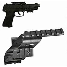 Tabanca Için   Polimer Naylon  Fener, Lazer  Üst Ray  22MM ( Lisinya )