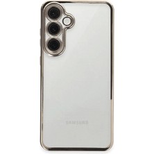Eco Port Samsung Galaxy S24 Fe Kılıf Razer Lensli Silikon - Titanyum Gri