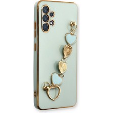 Eco Port Samsung Galaxy A32 Kılıf Esila Silikon - Su Yeşili