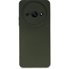 Eco Port Xiaomi Redmi A3 4g Kılıf Nano Içi Kadife Silikon - Koyu Yeşil