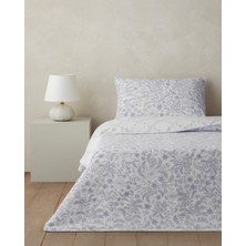 English Home Vionne Kolay Ütülenir Çarşaflı Tek Kişilik Nevresim Takımı 160x220 cm Lila