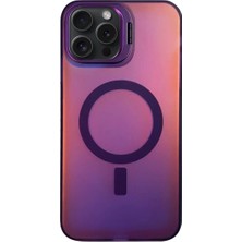 Eco Port Iphone 15 Pro Primera Magsafe Standlı Kapak - Derin Mor