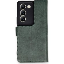 Eco Port Vivo V30 Lite 4g Kılıf Trend S Plus Kapaklı Kılıf - Yeşil