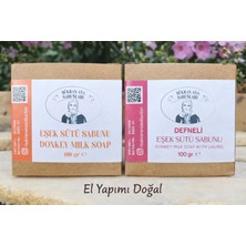El Yapımı Eşek Sütlü Doğal Sabun (Defneli & Sade) – 2’li Set | 100 gr