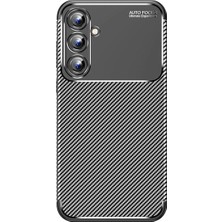 Eco Port Samsung Galaxy A15 4g Kılıf Auto Focus Karbon Kapak - Siyah