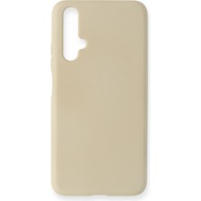 Eco Port Huawei Honor 20 Kılıf Nano Içi Kadife Silikon - Kemik